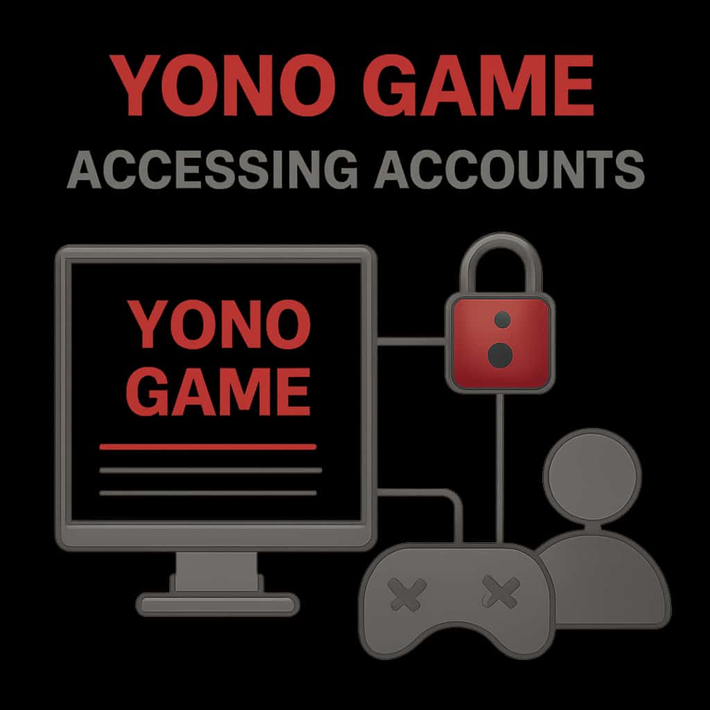 Diagram illustrating the process of accessing Yono Game accounts.