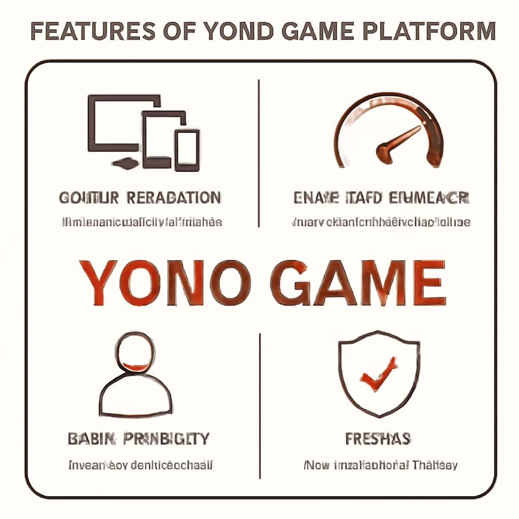 Diagram detailing the features of Yono Game Platform