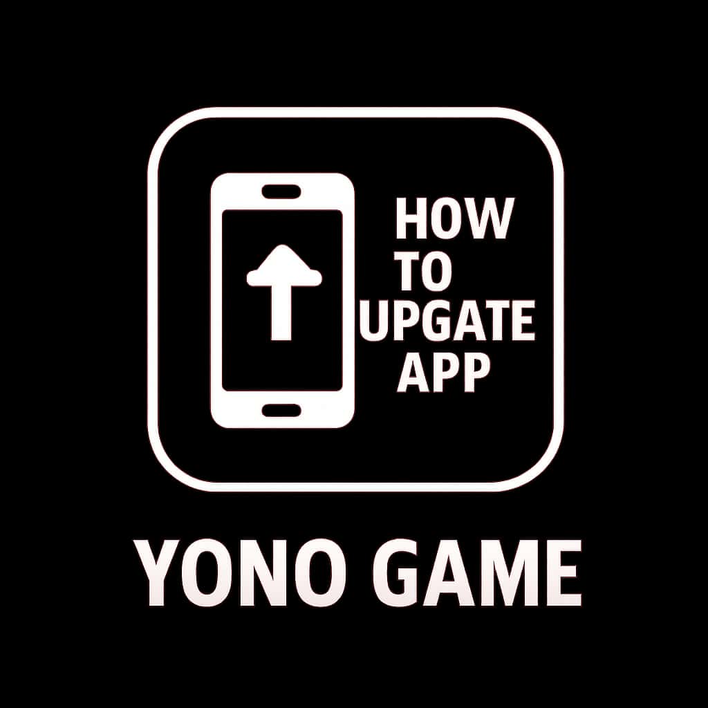 An icon representing the guide for updating the Yono Game app.