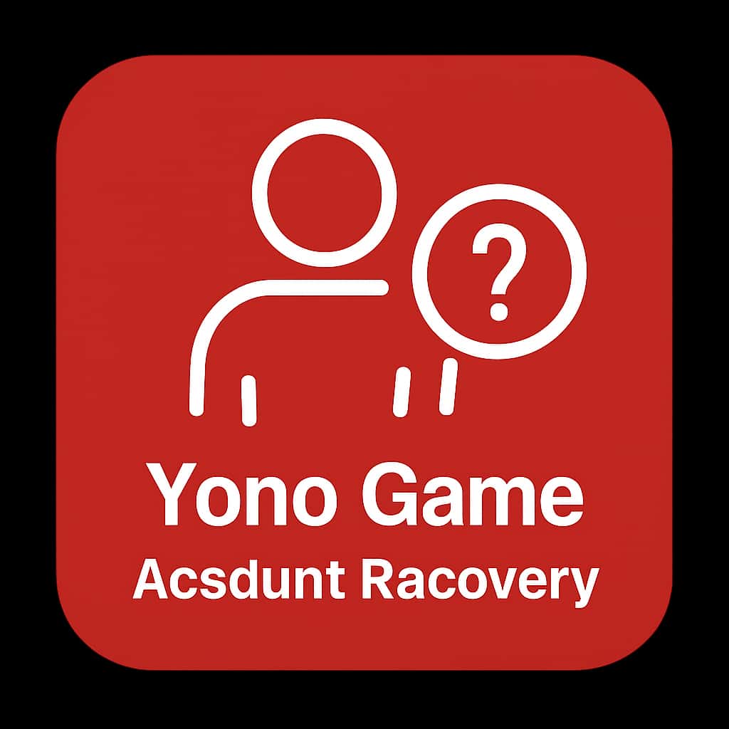 An icon symbolizing account recovery support for Yono Game.