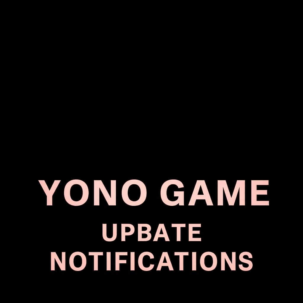 An icon representing Yono Game Update Notifications with a clean design.